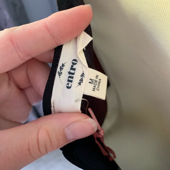 NEW Entro black button front dress - Picture 4 of 7